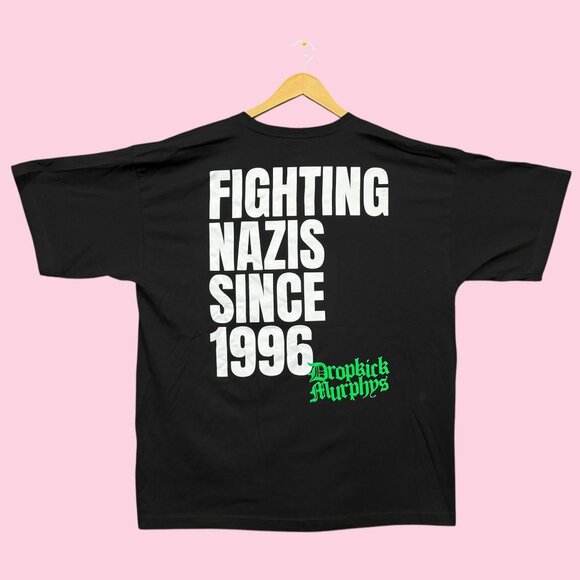 Dropkick Murphys Fighting Nazis Since 1996 Punk Band Tee XXL - Picture 2 of 4